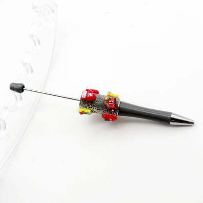 Cross-border Christmas gift box, gloves, lucky bag, bead pen DIY pure rhinestone gypsy sugar pen, Christmas gift pen