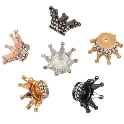 Three-dimensional Rhinestone Crown Beaded Mobile Phone Case DIY Sticker Diamond Jewelry Accessories Crown Small Pendant