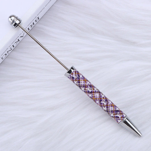 DIY design pen, inspirational encouragement praise cartoon character pattern printing bead pen Moe grain pen spot
