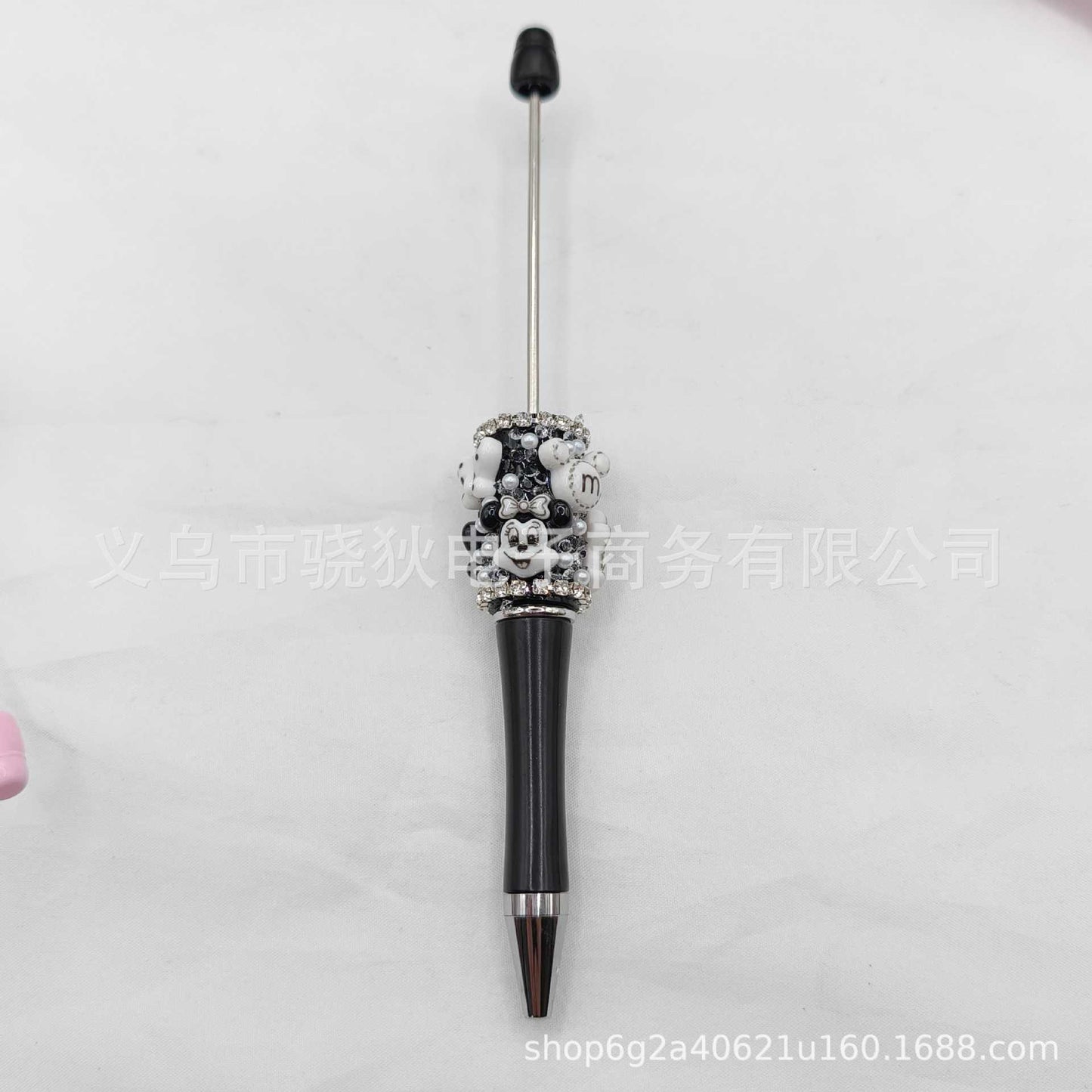 DIY sugar bead pen Mickey Minnie Winnie bear KT and other cartoon pens spot wholesale Moe grain creative ballpoint pen