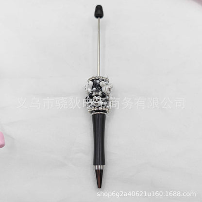 DIY sugar bead pen Mickey Minnie Winnie bear KT and other cartoon pens spot wholesale Moe grain creative ballpoint pen