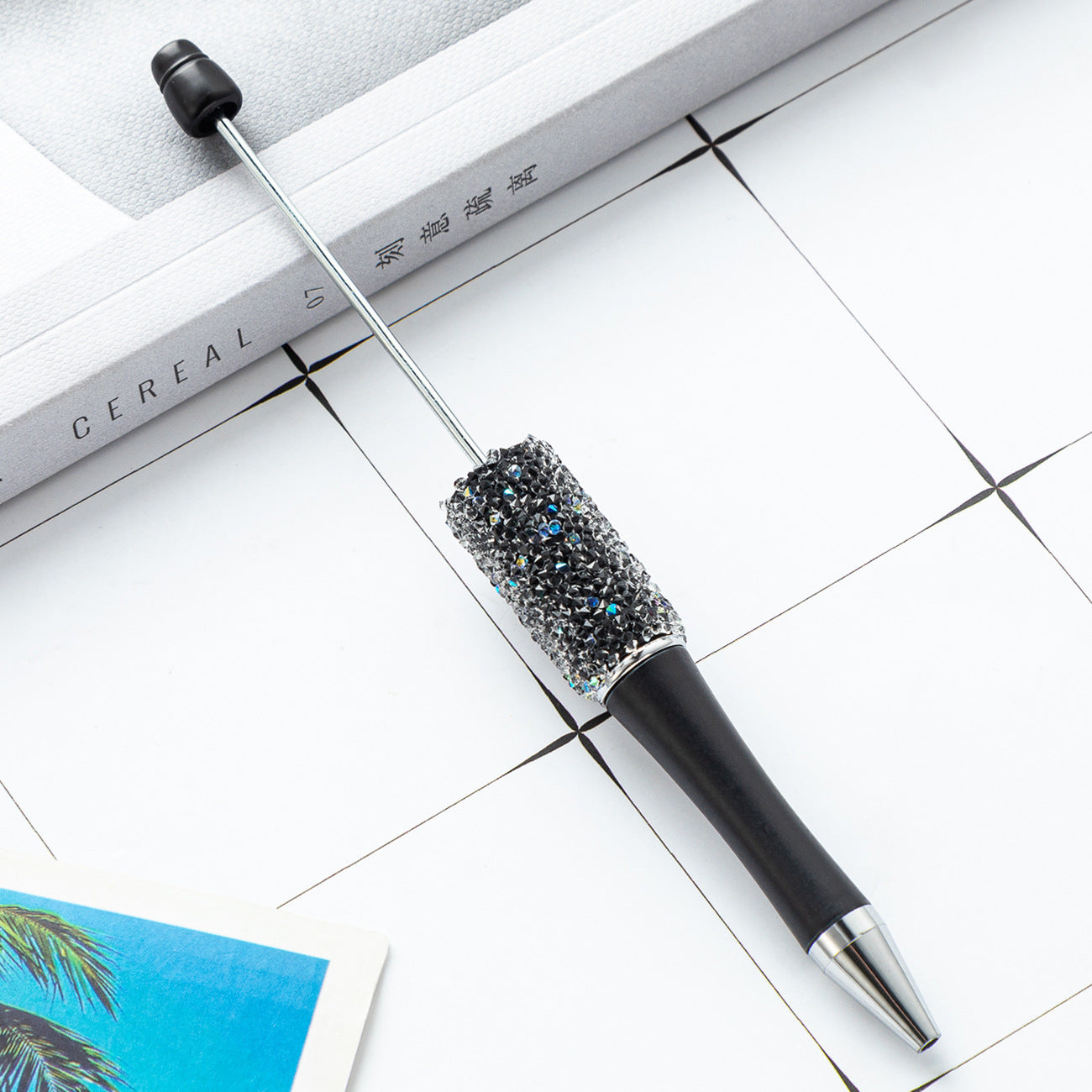 Creative multi-color sugar bead pen new gypsy diamond pen handmade DIY bead pen advertising gift ballpoint pen