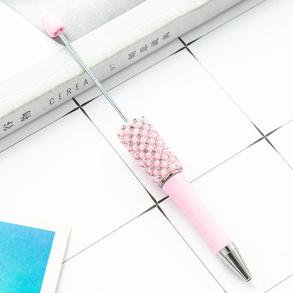 New diamond bead pen spot wholesale creative hand sticker diamond bead pen multi-color bag diamond ballpoint pen