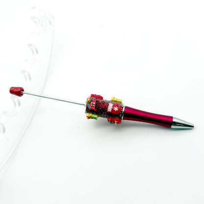 Cross-border Christmas gift box, gloves, lucky bag, bead pen DIY pure rhinestone gypsy sugar pen, Christmas gift pen