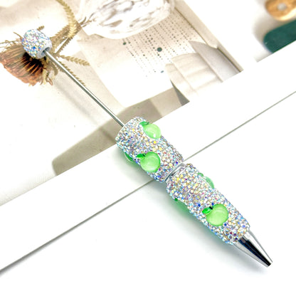 DIY Mengqu fruit full diamond bead pen, creative cute fruit and vegetable theme cute grain pen, heavy industry full diamond pen