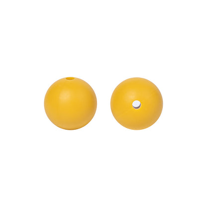 9 Mm Food Grade Silicone Beads Colored Round Loose Beads Handmade DIY Beaded Bracelet Pacifier Chain Accessories Spot Wholesale #51-98