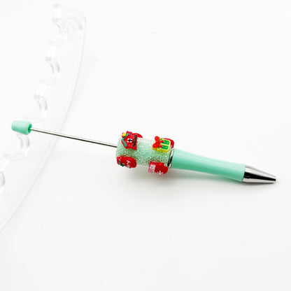 Cross-border Christmas gift box, gloves, lucky bag, bead pen DIY pure rhinestone gypsy sugar pen, Christmas gift pen