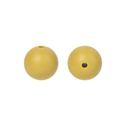 9 Mm Food Grade Silicone Beads Colored Round Loose Beads Handmade DIY Beaded Bracelet Pacifier Chain Accessories Spot Wholesale #51-98