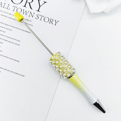 DIY Pearl Diamond Bead Pen Hand Sticker Diamond Ballpoint Pen Flash Diamond Pearl Diamond Beadedpen Spot Wholesale