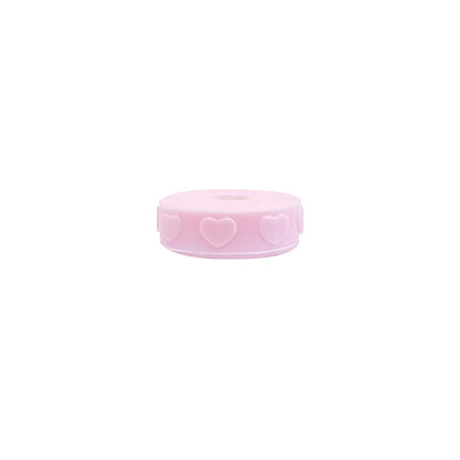 12 Mm Cross-border Creative Food-grade Silicone Love, Round Beads, Gaskets, Beads, DIY Jewelry, Bead Pen Accessories, Spot Wholesale