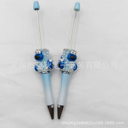 DIY sugar bead pen Mickey Minnie Winnie bear KT and other cartoon pens spot wholesale Moe grain creative ballpoint pen