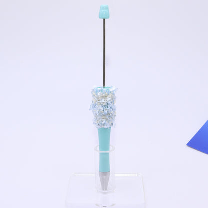 [Webbing series DIY bead pen] Color custom ballpoint pen Overseas super fire bead pen Creative blind box pen