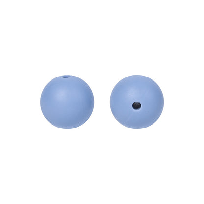 9 Mm Food Grade Silicone Beads Colored Round Loose Beads Handmade DIY Beaded Bracelet Pacifier Chain Accessories Spot Wholesale