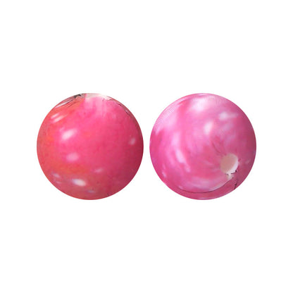 15mm silicone beads water transfer beads DIY jewelry bead pen loose beads wholesale