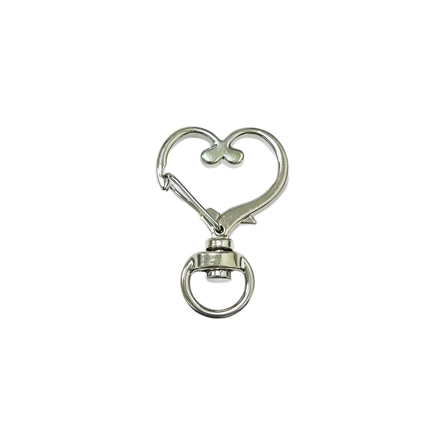 35*24mm Love Buckle Peach Heart Spring Buckle Luggage Accessories Accessories Pendant Zinc Alloy Hook Buckle Heart Keychain Pendant