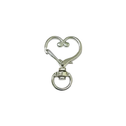 35*24mm Love Buckle Peach Heart Spring Buckle Luggage Accessories Accessories Pendant Zinc Alloy Hook Buckle Heart Keychain Pendant
