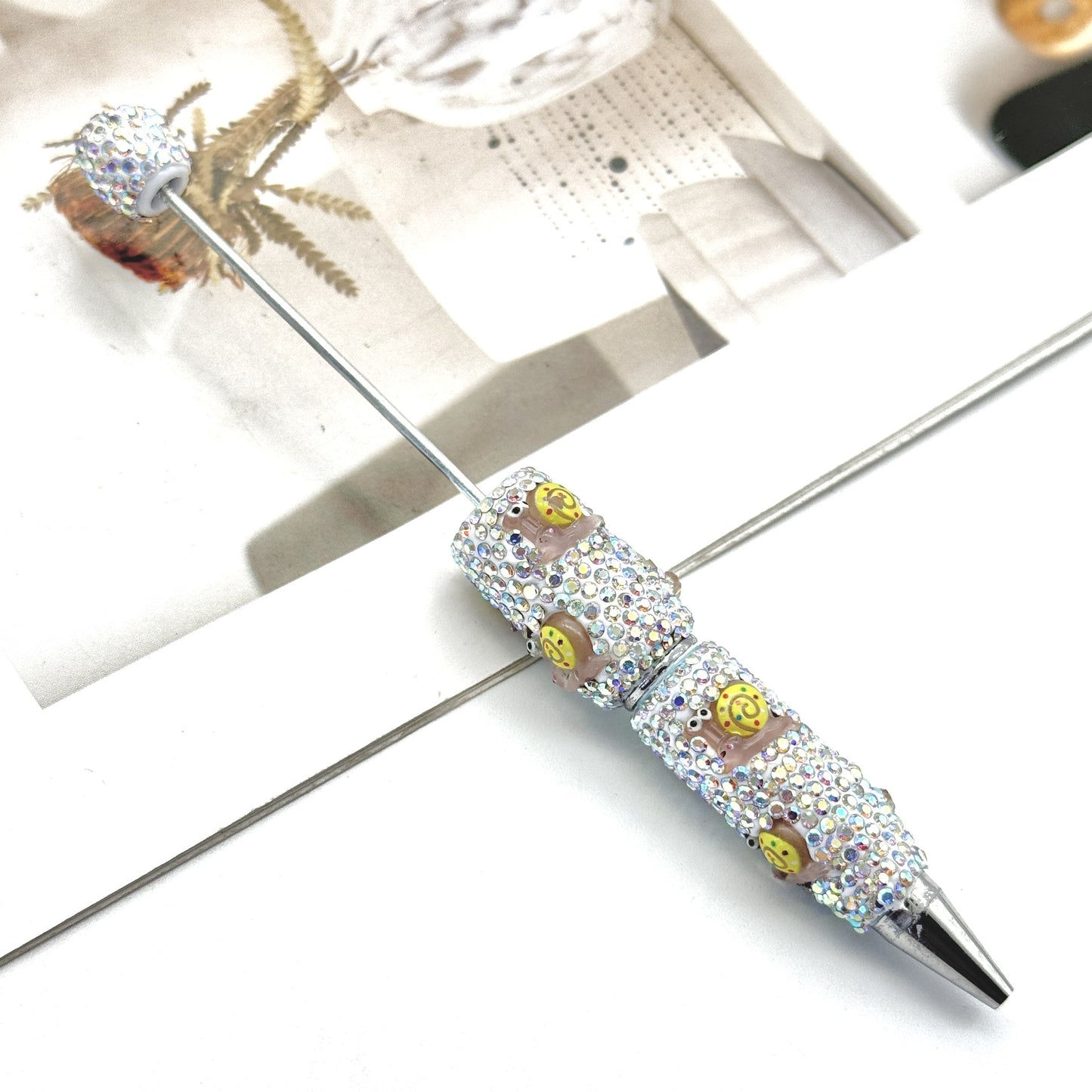 DIY cartoon fantasy full diamond bead pen, cross-border explosion Halloween Kulomie kt cat heavy industry crystal diamond pen