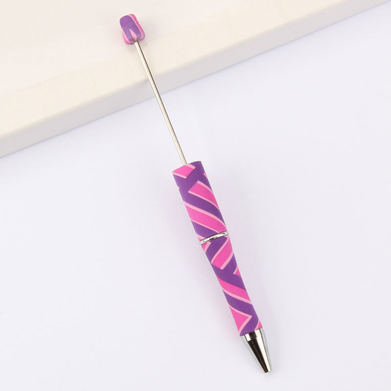 DIY bead pen printing pattern creative plastic beading puzzle leopard print floral cow tiger pattern bead pen wholesale