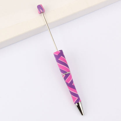 DIY bead pen printing pattern creative plastic beading puzzle leopard print floral cow tiger pattern bead pen wholesale