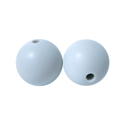 9 Mm Food Grade Silicone Beads Colored Round Loose Beads Handmade DIY Beaded Bracelet Pacifier Chain Accessories Spot Wholesale #51-98