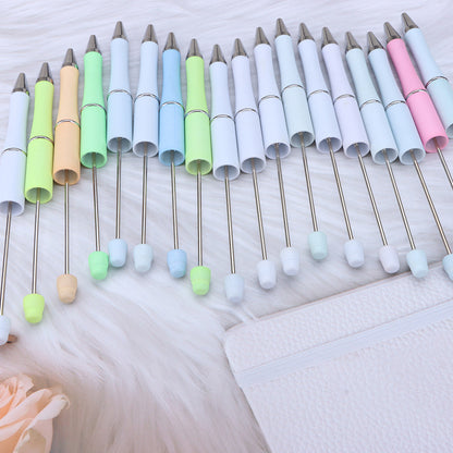 Creative light-changing color bead pen DIY plastic bead pen, light-sensitive color-changing ballpoint pen gift pen spot wholesale