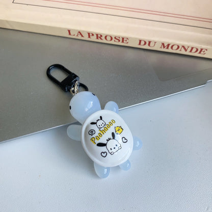 Cute Sanrio printed turtle keychain ins girlfriend schoolbag bag gift pendant car key pendant