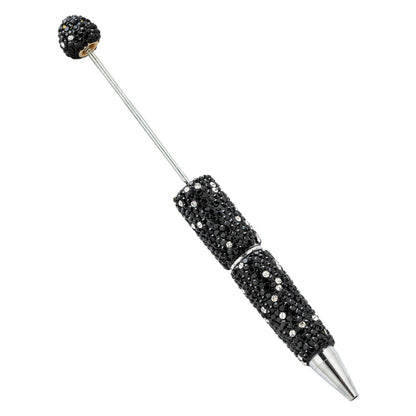 New DIY full diamond bead pen hand-attached drill AB colored diamond beaded ballpoint pen multi-color plastic bead pen wholesale