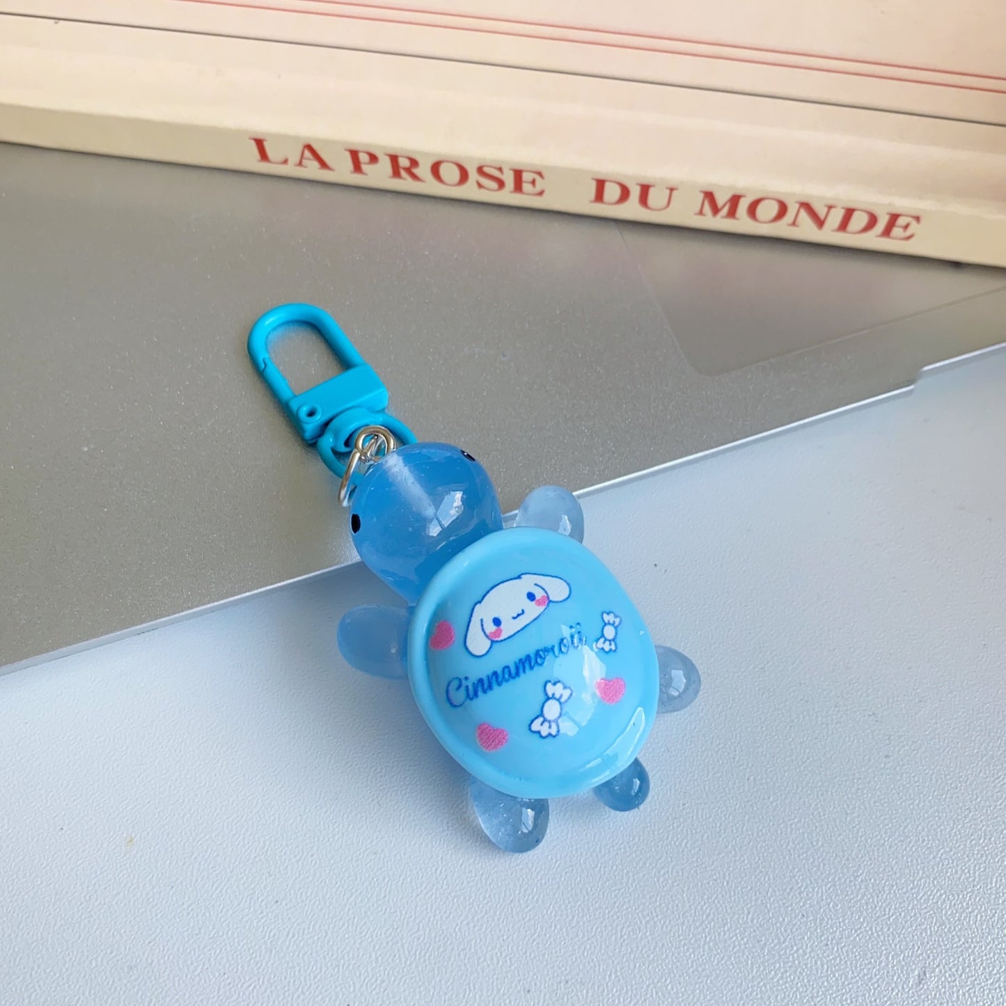 Cute Sanrio printed turtle keychain ins girlfriend schoolbag bag gift pendant car key pendant