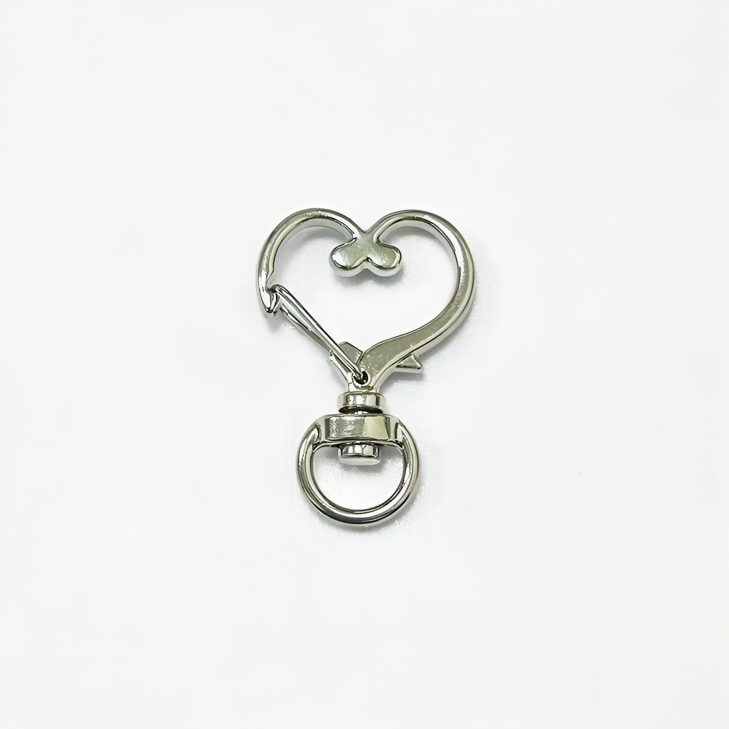 35*24mm Love Buckle Peach Heart Spring Buckle Luggage Accessories Accessories Pendant Zinc Alloy Hook Buckle Heart Keychain Pendant