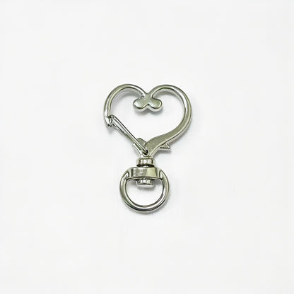 35*24mm Love Buckle Peach Heart Spring Buckle Luggage Accessories Accessories Pendant Zinc Alloy Hook Buckle Heart Keychain Pendant
