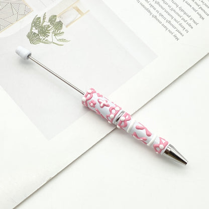 Creative cream glue hand-painted bead pen DIY hand-painted oil ballpoint pen Macaron cream cute pen spot