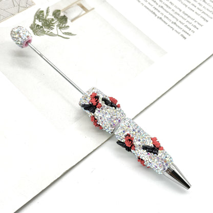 New luminous full diamond bead pen DIY luminous full diamond pen heavy industry advanced rhinestone pen ballpoint pen manufacturer wholesale