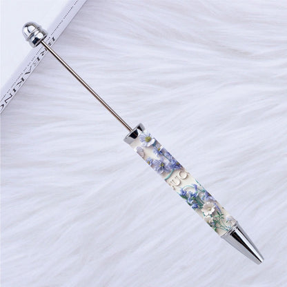 DIY design pen, inspirational encouragement praise cartoon character pattern printing bead pen Moe grain pen spot
