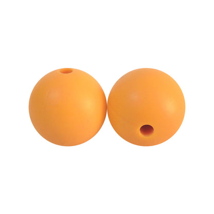 9 Mm Food Grade Silicone Beads Colored Round Loose Beads Handmade DIY Beaded Bracelet Pacifier Chain Accessories Spot Wholesale #51-98