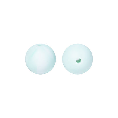 9 Mm Food Grade Silicone Beads Colored Round Loose Beads Handmade DIY Beaded Bracelet Pacifier Chain Accessories Spot Wholesale #51-98