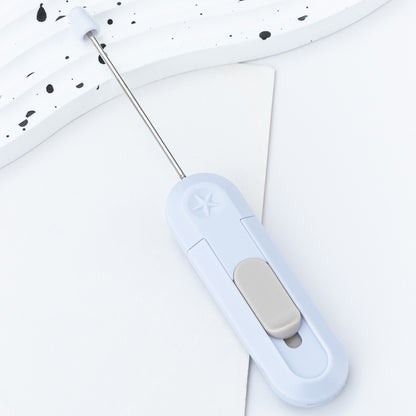 New DIY beaded courier knife, portable unpacking artifact, office cutting paper, opening envelopes, utility knife, opening courier knife
