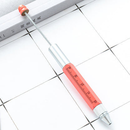 Multifunctional metal tool pen 5-in-1 painting scale screwdriver ballpoint pen DIY beading tool pen