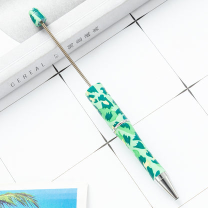 Pink and White Breast Cancer Awareness Ribbon Printed Beadable Pens