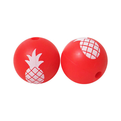 15mm Silicone Beads Water Transfer Beads DIY Jewelry Bead Pen Loose Beads Wholesale #151-200