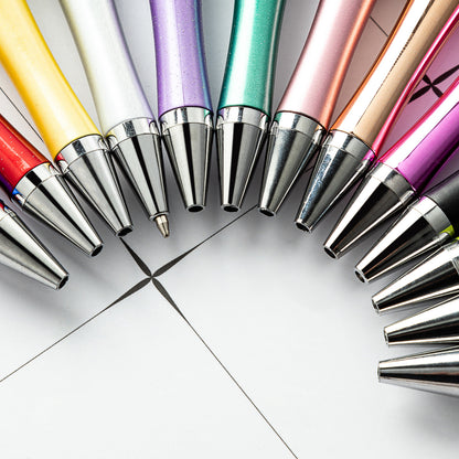 New diamond bead pen spot wholesale creative hand sticker diamond bead pen multi-color bag diamond ballpoint pen