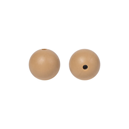 9 Mm Food Grade Silicone Beads Colored Round Loose Beads Handmade DIY Beaded Bracelet Pacifier Chain Accessories Spot Wholesale #51-98