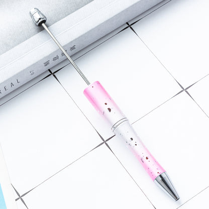 New DIY starry sky bead pen UV electroplating beaded ballpoint pen starry sky sequins gradual change bead pen manufacturers wholesale