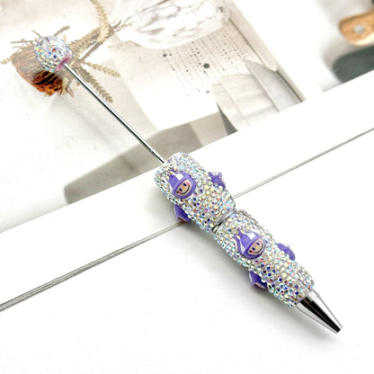 DIY cartoon fantasy full diamond bead pen, cross-border explosion Halloween Kulomie kt cat heavy industry crystal diamond pen