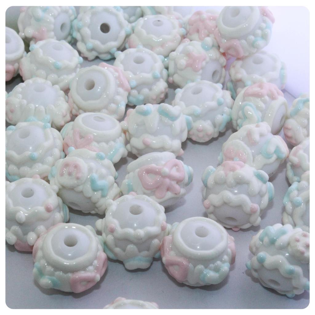 Various colors mixed hand-painted beads, beads, beads, jewelry, bracelets, mixed diy material accessories, wholesale beads
