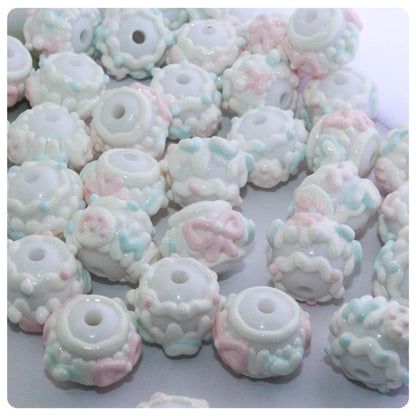 Various colors mixed hand-painted beads, beads, beads, jewelry, bracelets, mixed diy material accessories, wholesale beads