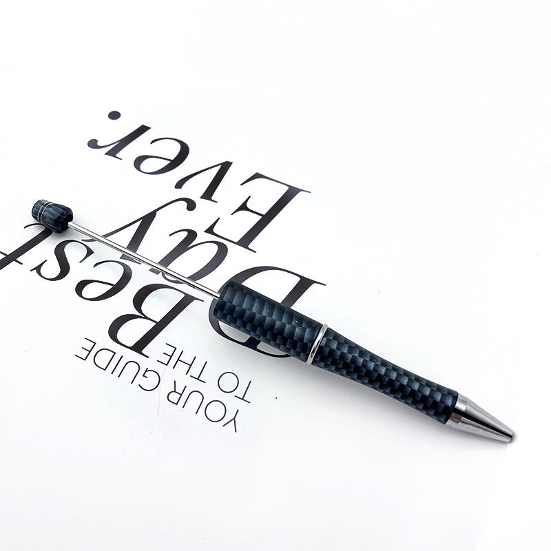 DIY printing pattern bead pen creative leopard print floral cow bead pen cross-border beadedpen spot wholesale