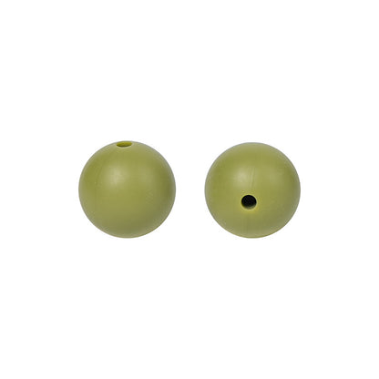 9 Mm Food Grade Silicone Beads Colored Round Loose Beads Handmade DIY Beaded Bracelet Pacifier Chain Accessories Spot Wholesale