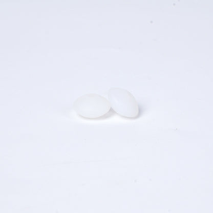 Spot Silicone Beads European and American Jewelry 12mm Small Beads DIY Necklace Beaded Oval Lentil Loose Beads Wholesale #51-100