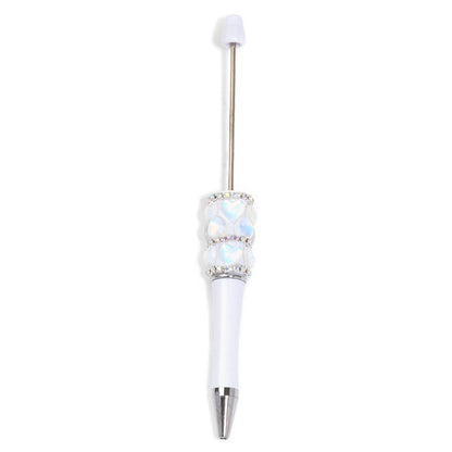 Cross-border new love bead pen cartoon creative DIY ballpoint pen neutral pen handmade full diamond bead pen
