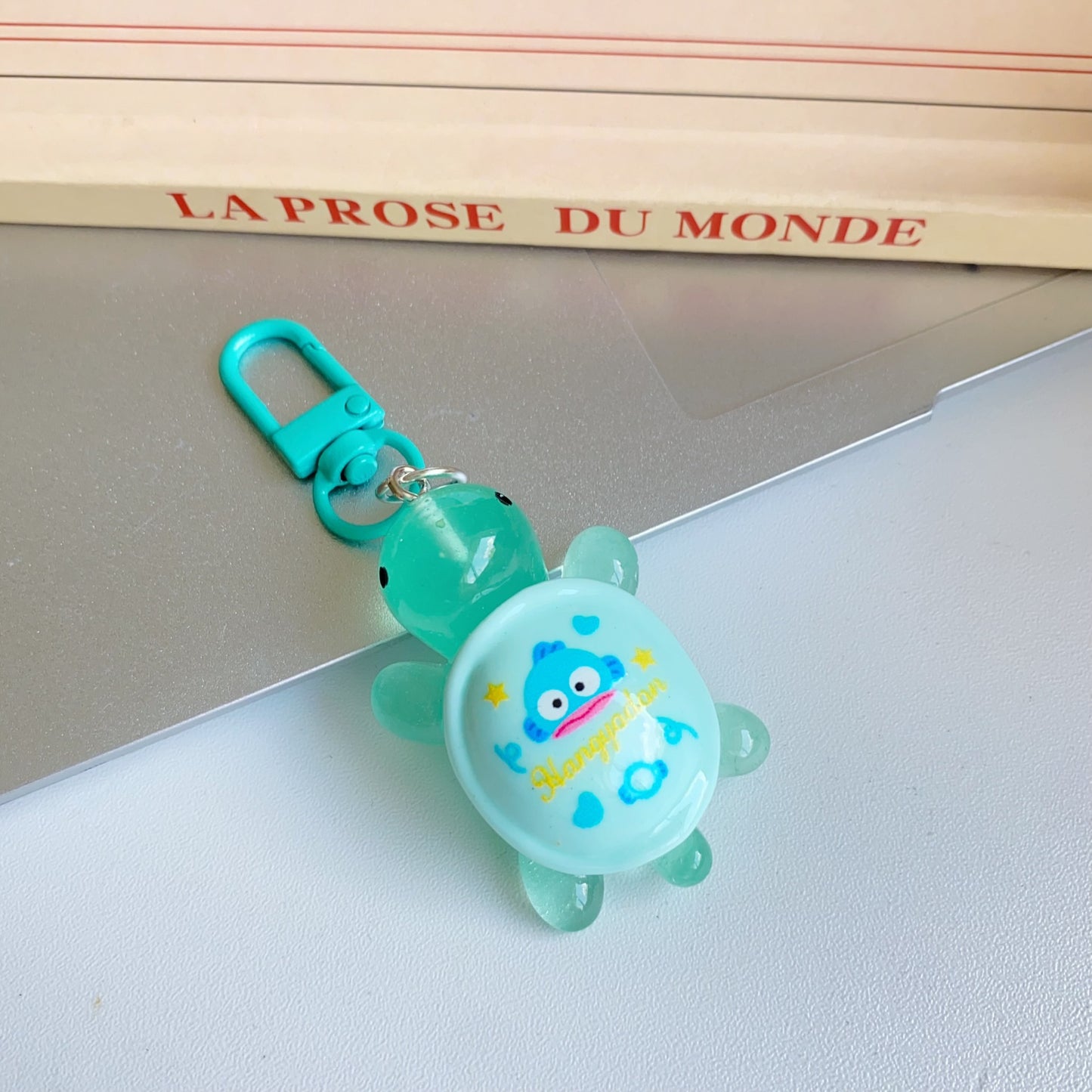 Cute Sanrio printed turtle keychain ins girlfriend schoolbag bag gift pendant car key pendant